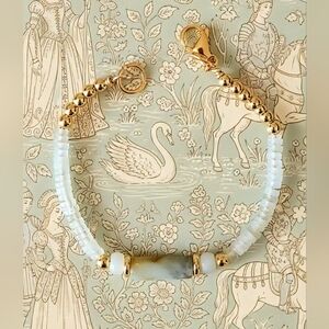 Natural Green Jade Bracelet In Gold Plated Handcrafted  For The Exotic You